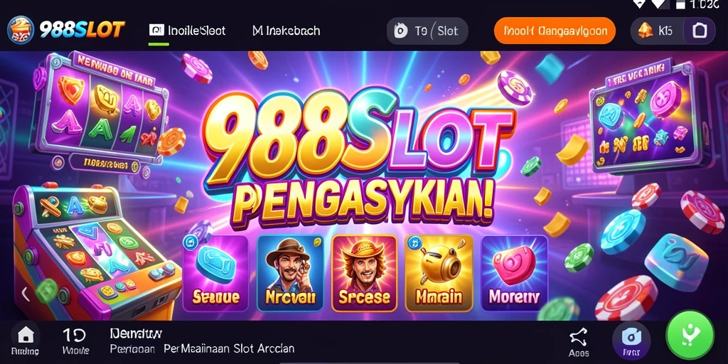 Gameplay seru 988SLOT dengan berbagai tema slot menarik.