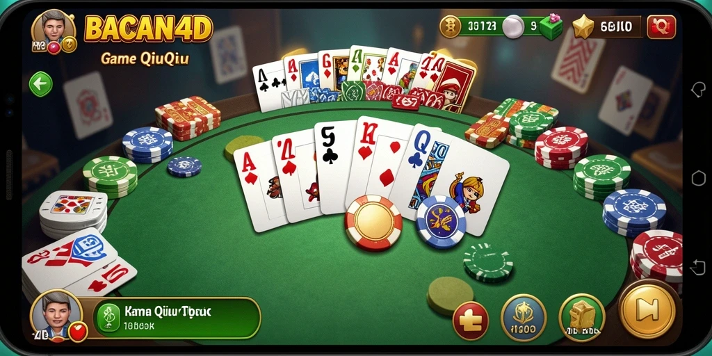 Tampilan gameplay QiuQiu yang menarik dari BACAN4D.