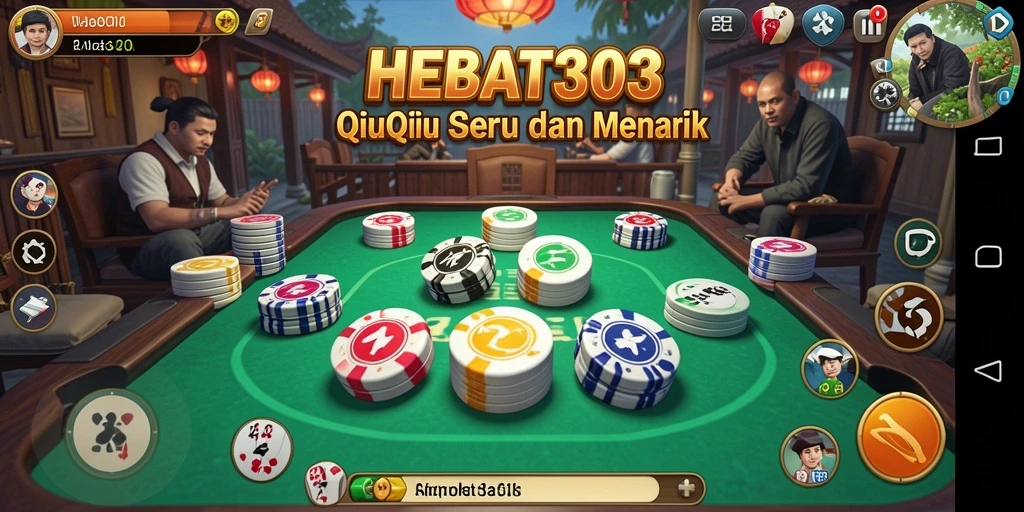 Gameplay seru HEBAT303 dalam permainan QiuQiu.