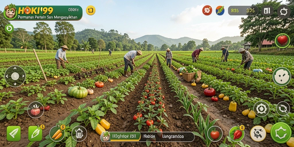 Tangkapan layar HOKI99 menunjukkan keindahan ladang dan hewan ternak.