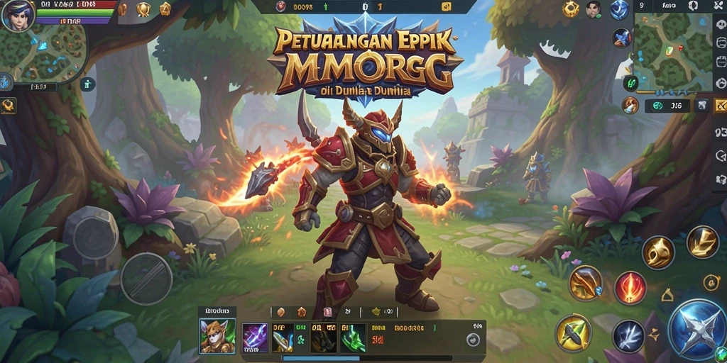 Screenshot gameplay <strong>ID098</strong> menunjukkan pertarungan seru dan eksplorasi dunia yang luas.