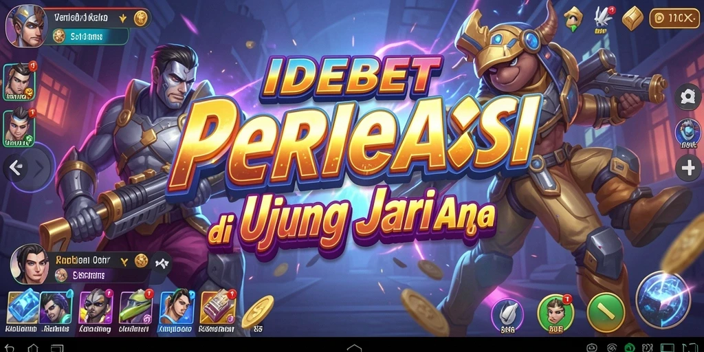 Tampilan gameplay aksi menegangkan pada IDEBET.