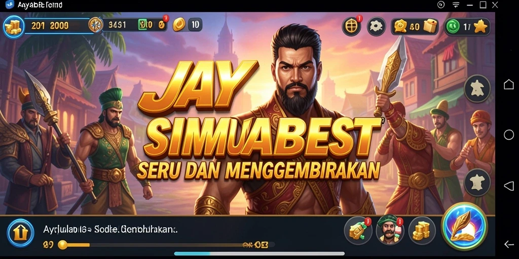 Tampilan gameplay JAYABET yang menawan dan interaktif.