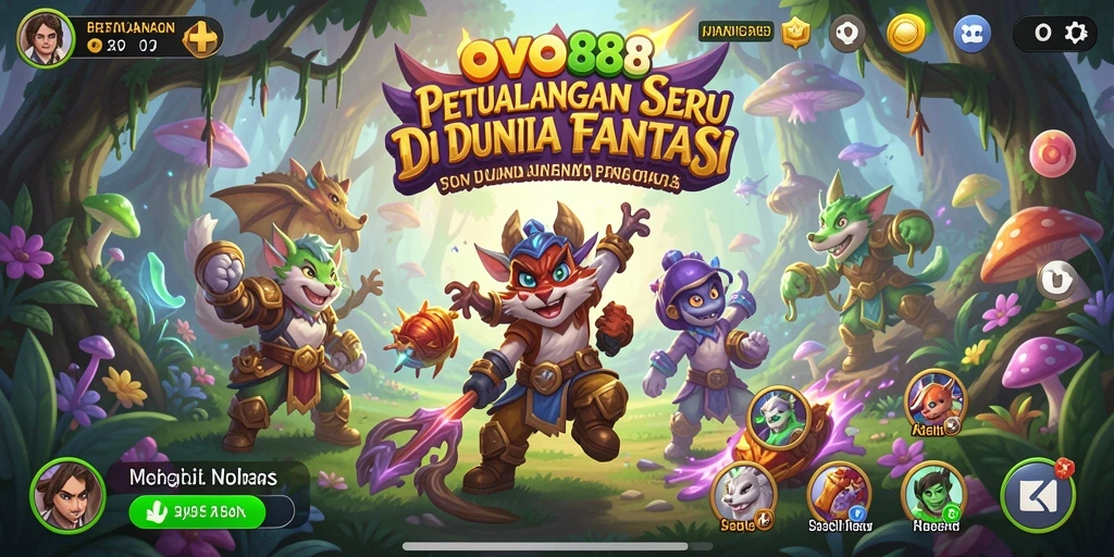 Screenshot gameplay OVO88 yang menunjukkan petualangan seru.