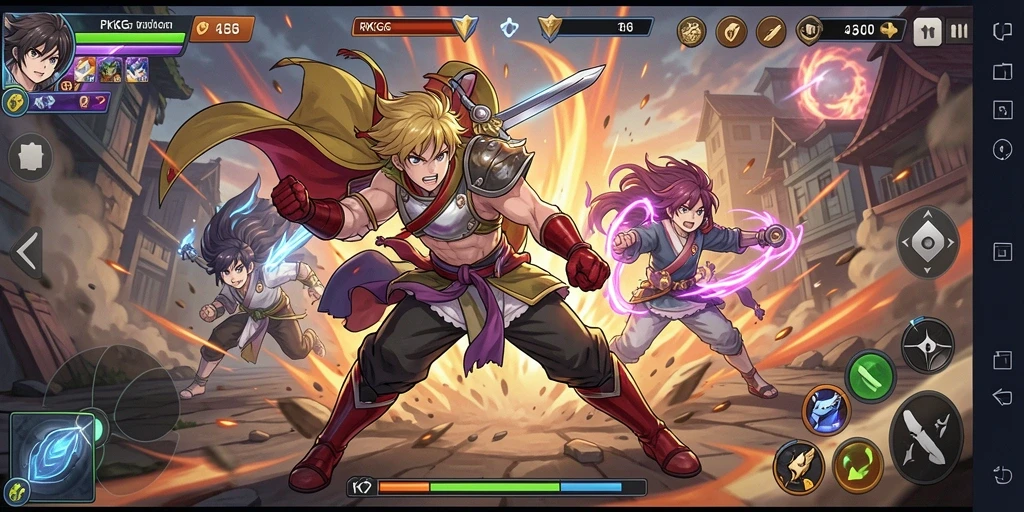 Gameplay menarik RKGG dengan karakter anime yang menawan.