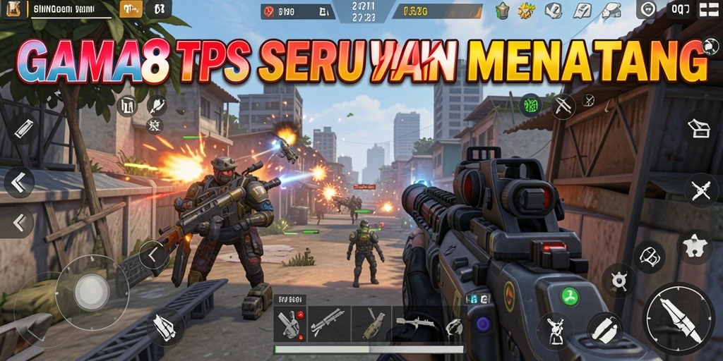 Tampilan gameplay SINGA8 yang intens dan seru.