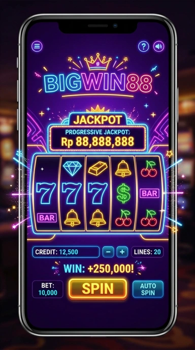Screenshot fitur unggulan dalam aplikasi bigwin88.